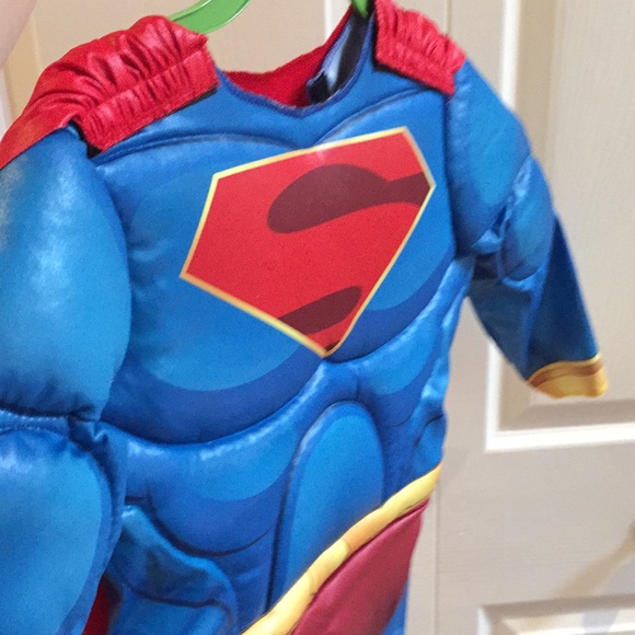 Superman DC League Boys Halloween Superhero Costume Size 2T - Picture 12 of 12